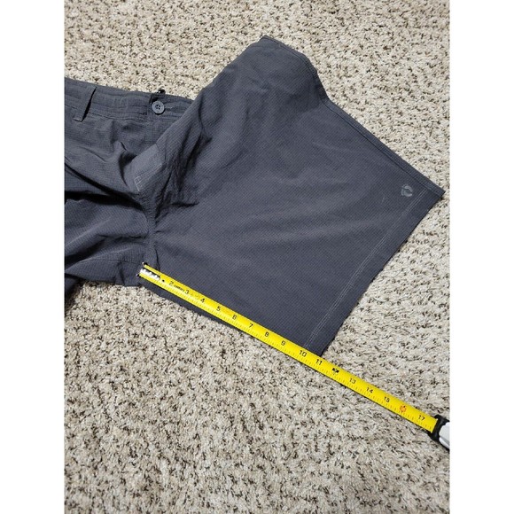 Hang Ten Charcoal Grey Shorts Men's 40 Chino Hybrid Board Surf Casual Drawstring - Picture 6 of 7